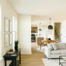 Entering the home. Picture is example of same floorplan, but not actual home.