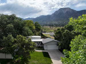 View of mountain backdrop