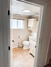 Downstairs bathroom with shower