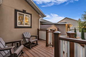 View of deck