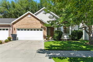 View of the front of the house.
