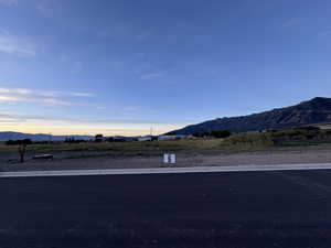 View of mountain background