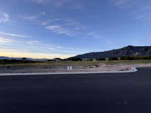 Water view featuring a mountain backdrop