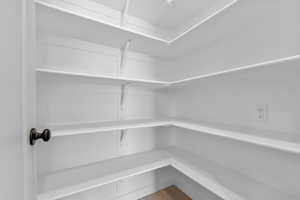 View of storage area