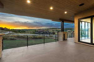 View of patio