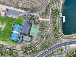 Aerial overview of property's location