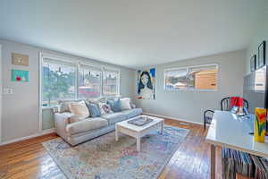 Original Hardwood Flooring! Family Room! Large Windows!