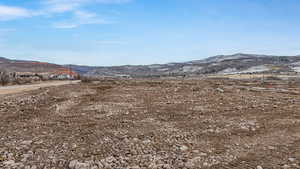 View of mountain background