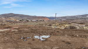 View of mountain background