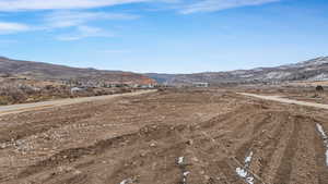View of mountain background