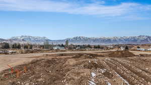 View of mountain background