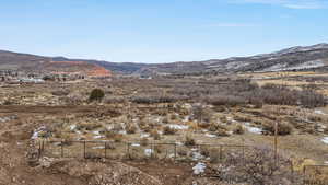 Mountain view featuring rural landscape