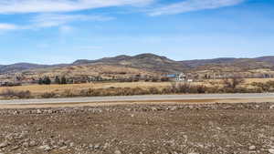 View of mountain background