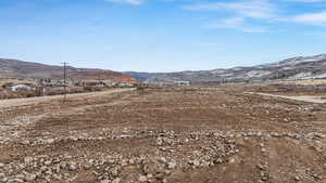 View of mountain background