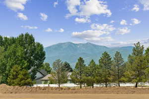 View of mountain background