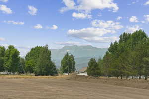 View of mountain background