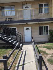 View of exterior entry