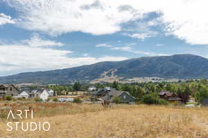 View of mountain background