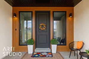 View of exterior entry