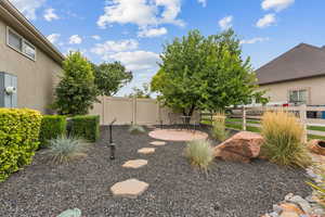 View of yard featuring a patio area