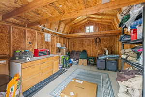 View of storage area