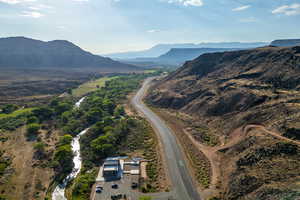 Aerial view of mountains