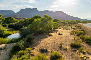View of mountain background