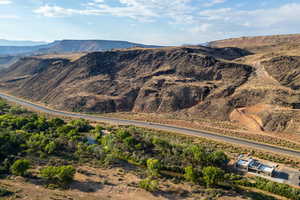 View of mountain background