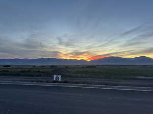 View of mountain background