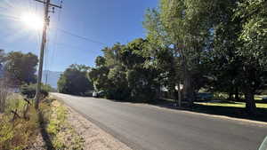 View of asphalt road