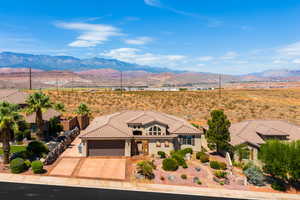 View of mountain background
