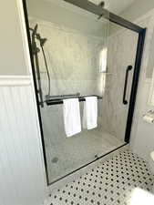 3/4 Bath with New Shower!
