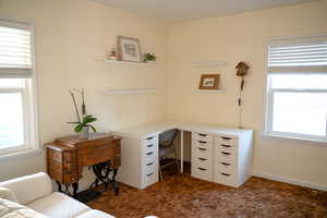 Bedroom 2 with plenty of natural light!