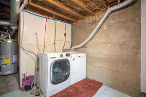 View of shared laundry area