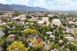 Aerial view of community