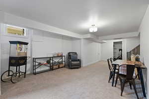 Area vented for future fireplace if desired