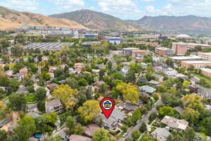 Aerial view of community