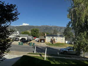 View of mountain background