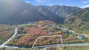View of mountain background