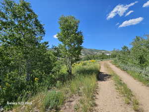 View of street featuring a mountain view