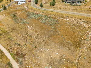 Aerial view of property and surrounding area