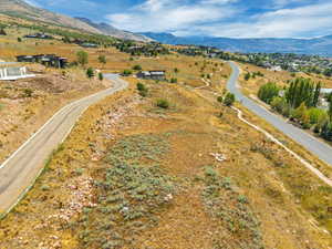 Aerial view of mountains