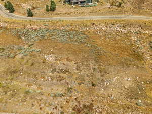 Aerial view of property and surrounding area