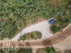 Aerial view of property's location