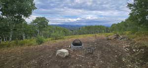 Fire Pit with Norther Mountain View