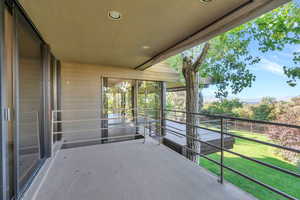 Primary bedroom balcony