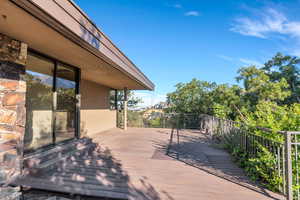 Front patio/Trex deck