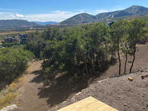 View of mountain backdrop