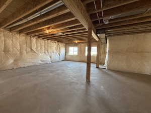 View of basement