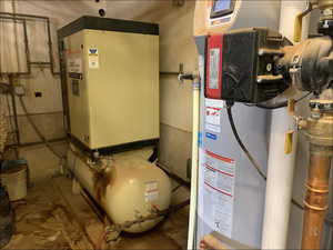 Utilities featuring water heater